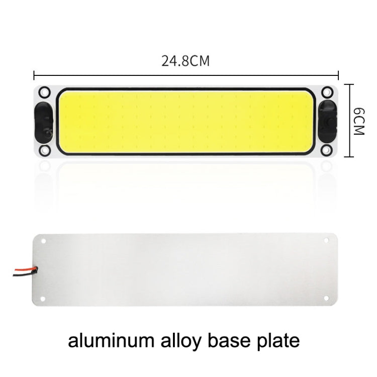 2PCS Car Cab LED Reading Light COB Truck Interior Light Dome Lamp(White Light)