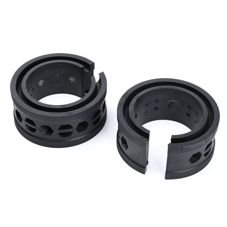 19 Holes Car Universal Buffer Rubber Spring Shock Absorber, Specification: C