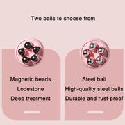 Inner Leg Exercise Muscle Relaxation Abdominal Shaping Roller Massager, Color: Blue Magnetic Ball Box