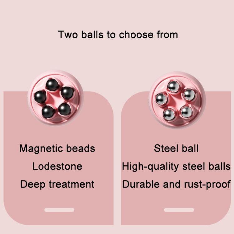 Inner Leg Exercise Muscle Relaxation Abdominal Shaping Roller Massager, Color: Blue Magnetic Ball Box