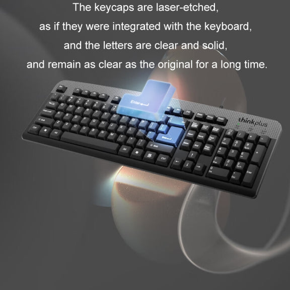 Lenovo Thinkplus USB Wired Office Keyboard And Mouse Set(KM130 Pro)