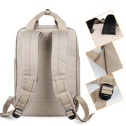 SJ05 Multifunctional Water-resistant Laptop Bag, Size: 13 inch-15.6 inch(Mysterious Black)