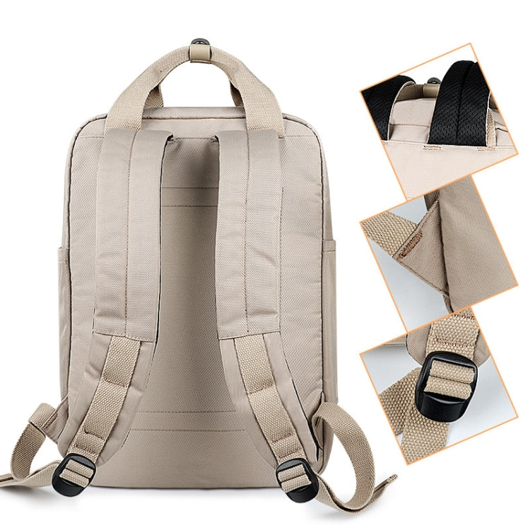 SJ05 Multifunctional Water-resistant Laptop Bag, Size: 13 inch-15.6 inch(Light Purple)