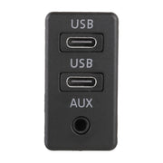 Car Universal Modification Dual Type-C+AUX Charging Interface Seat