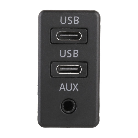 Car Universal Modification Dual Type-C+AUX Charging Interface Seat