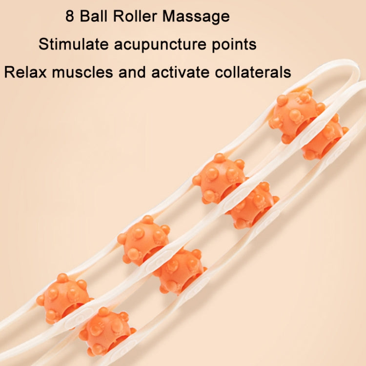 Shoulder Neck&Back Dredging Meridian Manual Roller Massager(Sky Blue)