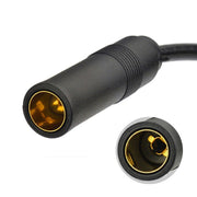 3 PCS Automobile DIN Female Mouth Transfer ISO Female Mouth Audio Antenna Switch Plug