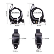 ZTTO Folding Bicycle Seatpost Clamp Retrofit Accessories, Color: 39.8mm (Red)