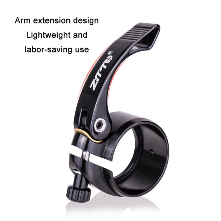 ZTTO Folding Bicycle Seatpost Clamp Retrofit Accessories, Color: 39.8mm (Red)
