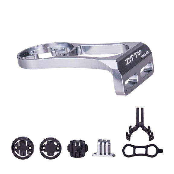 ZTTO Mountain Bike Stopwatch Mount Bicycle Extension Stand, Color: Titanium