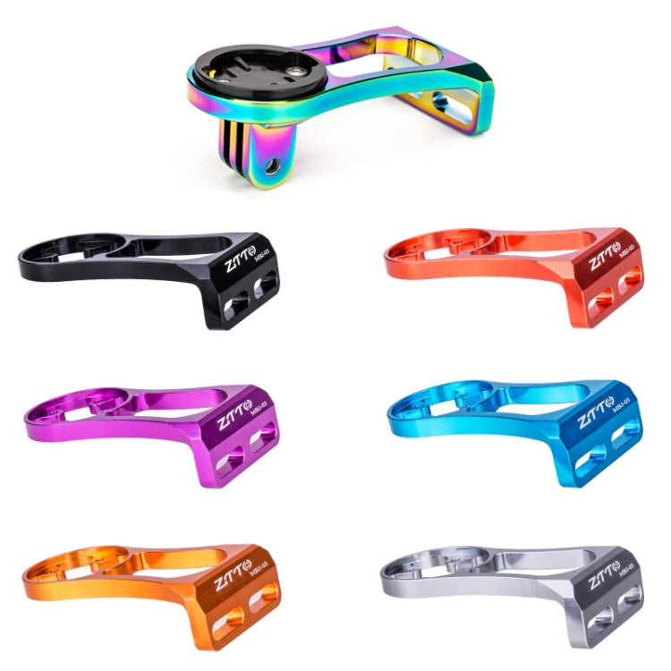 ZTTO Mountain Bike Stopwatch Mount Bicycle Extension Stand, Color: Titanium