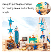 2.1m X 1.5m Beach Surfboard Photography Background Cloth