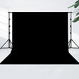 1.5m X 2.8m Product Photography Background Hanging Cloth(Black) - Solid Color by PMC TechLife | Online Shopping South Africa | PMC TechLife | Buy Now Pay Later Mobicred
