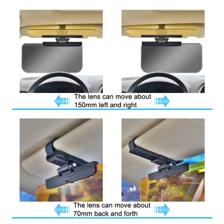 SHUNWEI Car Anti High Beam Visor Night Vision Glasses, Style: Medium Daily Use