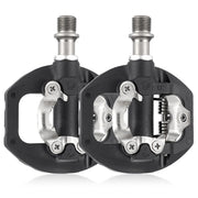 WEST BIKING Mountain Bike Aluminum Alloy Bearing Single-sided Self-locking Pedal(Black)