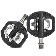 WEST BIKING Mountain Bike Aluminum Alloy Bearing Single-sided Self-locking Pedal(Black)