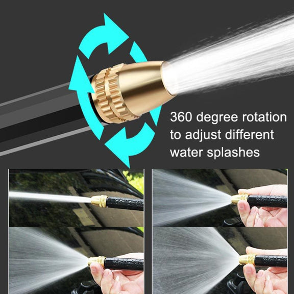 High Pressure Car Wash Hose Telescopic Watering Sprinkler, Style: H2+3 Connector+5m Tube