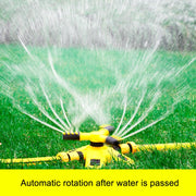 360 Degrees Rotating Watering Device, Style: With 4 PCS 6-point Connector and 10m 6-point Tube