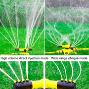 360 Degrees Rotating Watering Device, Style: With 4 PCS 6-point Connector and 10m 6-point Tube