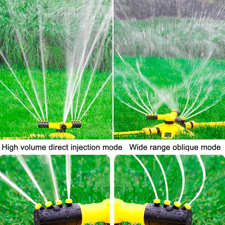 360 Degrees Rotating Watering Device, Style: With 4 PCS 6-point Connector and 10m 6-point Tube
