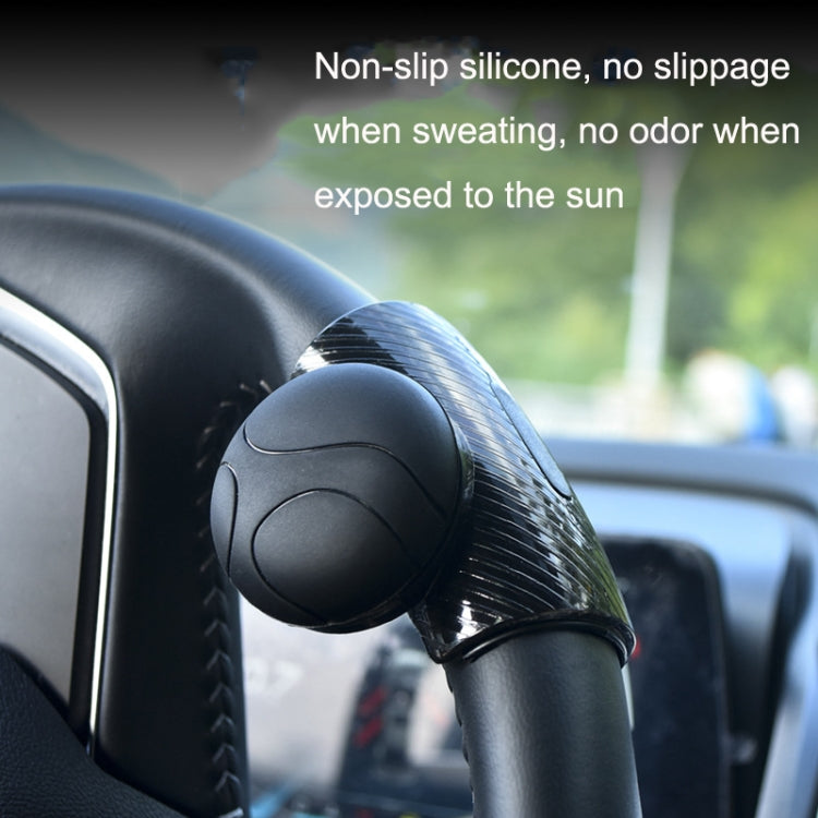2PCS Automotive Silicone Bearing Steering Wheel Booster(Black)