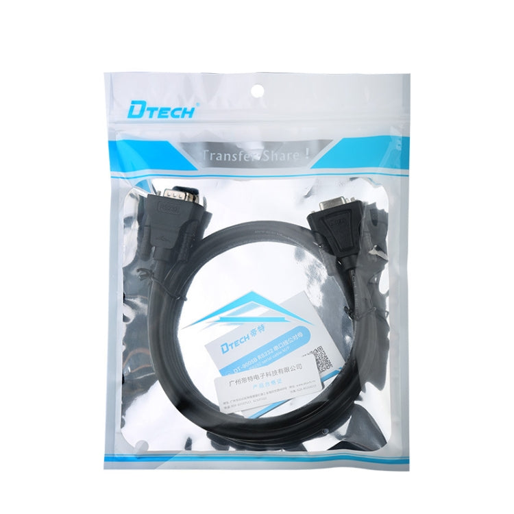 DTECH RS232 Serial Direct Line DB9 Extension Line Male to Male 5m