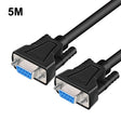 DTECH RS232 Serial Direct Line DB9 Extension Line Female to Female 5m - RS485 / RS232 Series by DTECH | Online Shopping South Africa | PMC TechLife