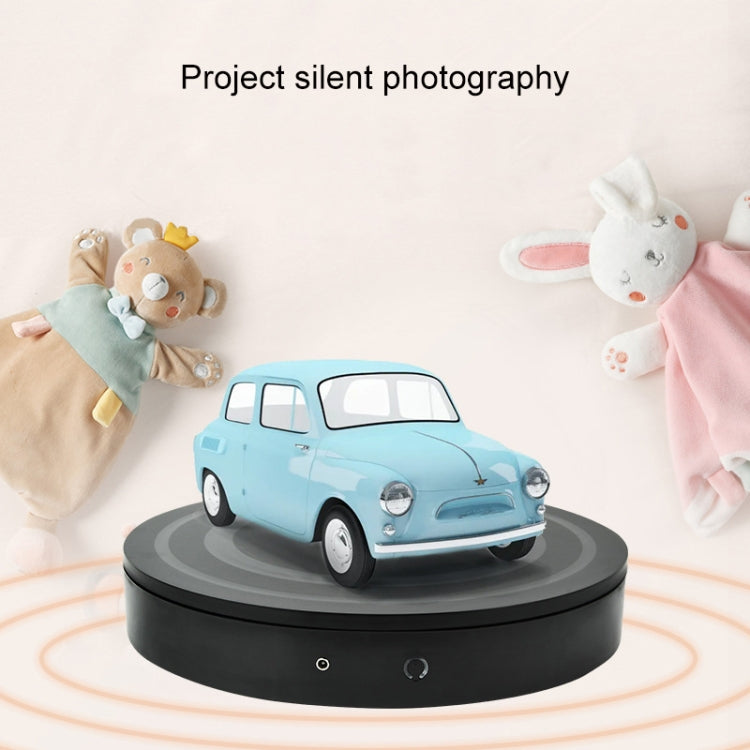 Electric Rotating Display Stand Electric Turntable , Specifications: Chinese Plug(Black)