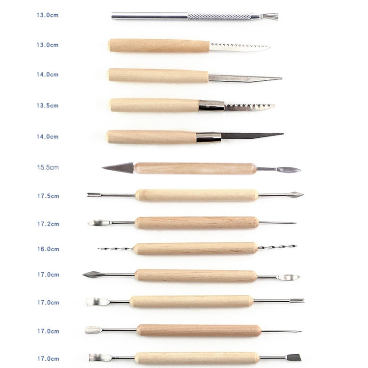32 In 1 Pottery Tool Set Pottery Clay Stone Carving Knife DIY Clay Combination Tool