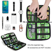 Multifunctional Portable Mobile Phone Digital Accessories U Disk Storage Bag, Color: Black