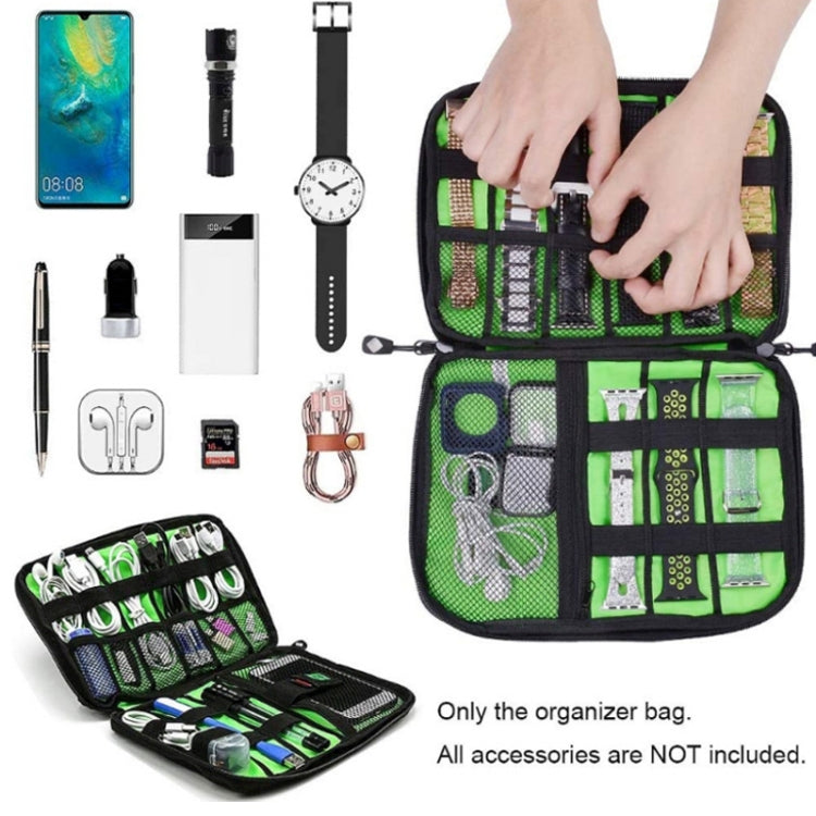 Multifunctional Portable Mobile Phone Digital Accessories U Disk Storage Bag, Color: Purple