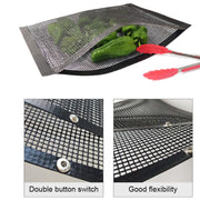 Vc005 BBQ Non-Stick Mesh Grilling Bag, Size: Black (40 x 30cm)