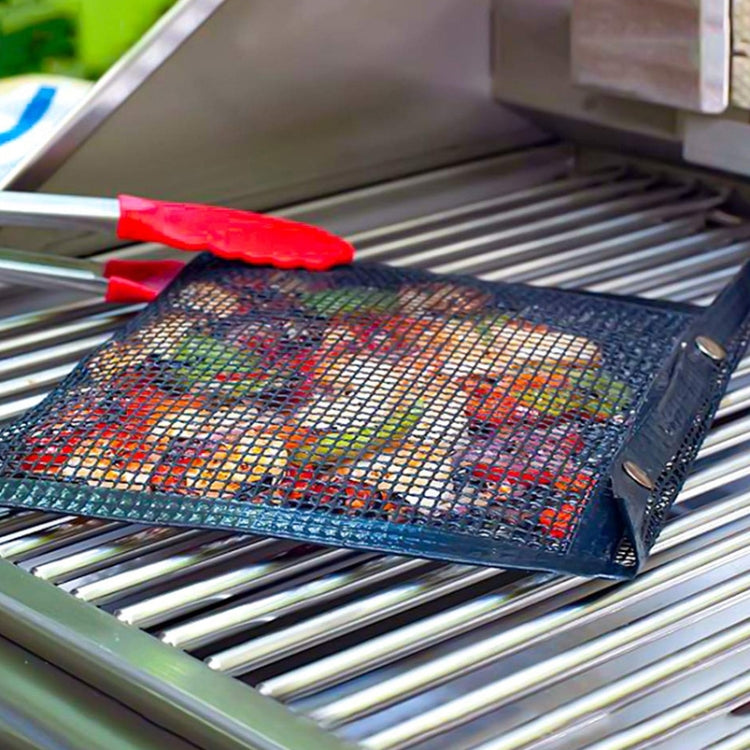 Vc005 BBQ Non-Stick Mesh Grilling Bag, Size: Black (40 x 30cm)