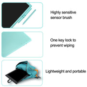 10 inch LCD Writing Board Children Hand Drawn Board, Style: Light Blue Monochrome