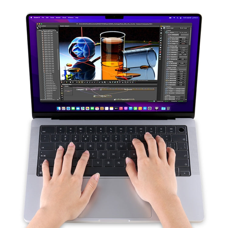 JRC Water-resistant Laptop Keyboard Film For MacBook Pro 14 A2442