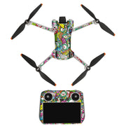 Sunnylife Drone+Remote Control Protective Sticker For DJI Mini 3 Pro RC Version(Cute Pig)