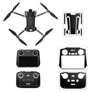 Sunnylife Drone+Remote Control Protective Sticker For DJI Mini 3 Pro RC Version(Carbon Black)
