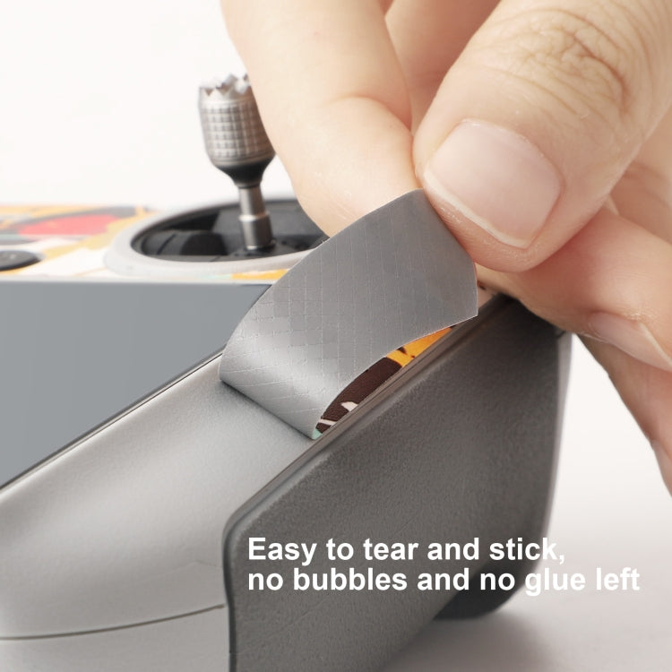 Sunnylife Drone+Remote Control Protective Sticker For DJI Mini 3 Pro RC Version(Carbon Black)