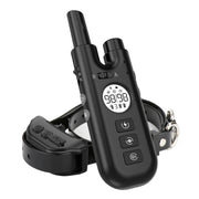 Intelligent Remote Control Dog Trainer Automatic Barking Stop Collar(Black)