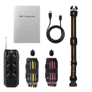 Electronic Dog Trainer Rechargeable Pet Remote Control Bark Stopper, Specification: 1 Drag 1 Orange