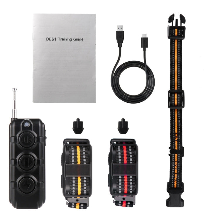 Electronic Dog Trainer Rechargeable Pet Remote Control Bark Stopper, Specification: 1 Drag 2
