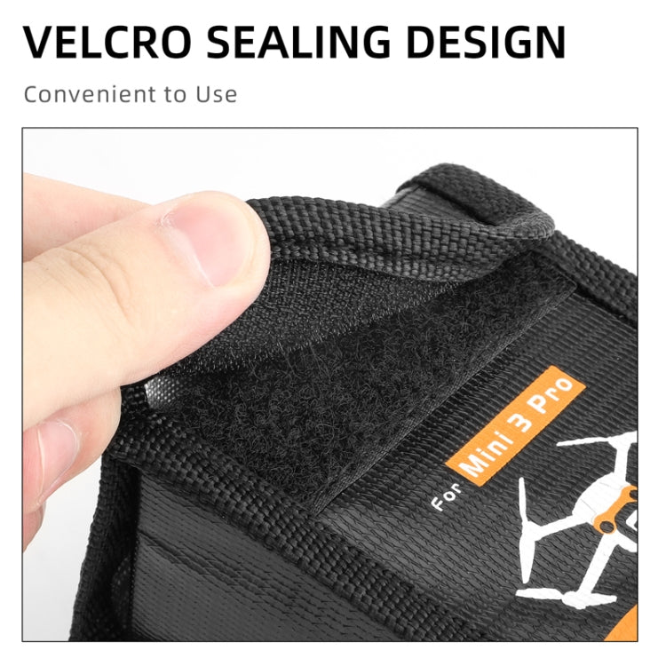 Sunnylife  Battery Explosion-proof Bag Storage Bag for DJI Mini 3 Pro,Size: Can Hold 1 Battery