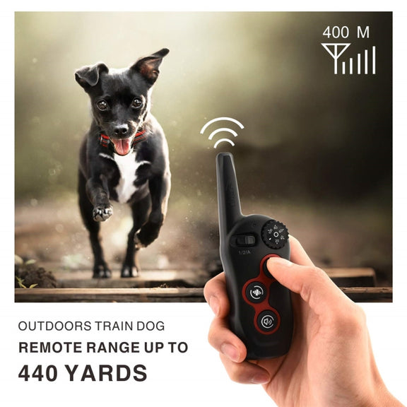Remote Control Trainer Dog Collar Automatic Barking Stopper, Specification: 1 Drag 1 Orange