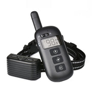Remote Control Trainer Dog Collar Automatic Bark Stop Device, Specification: 1 Drag 1 (Black)