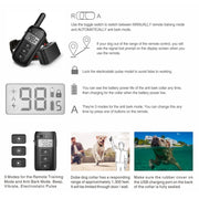 Remote Control Trainer Dog Collar Automatic Bark Stop Device, Specification: 1 Drag 1 (Black)