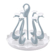 Home Portable Drainer Cup Holder With Rotatable Tray, Specification: Six Cups(Blue) - Shelf by PMC TechLife | Online Shopping South Africa | PMC TechLife | Buy Now Pay Later Mobicred