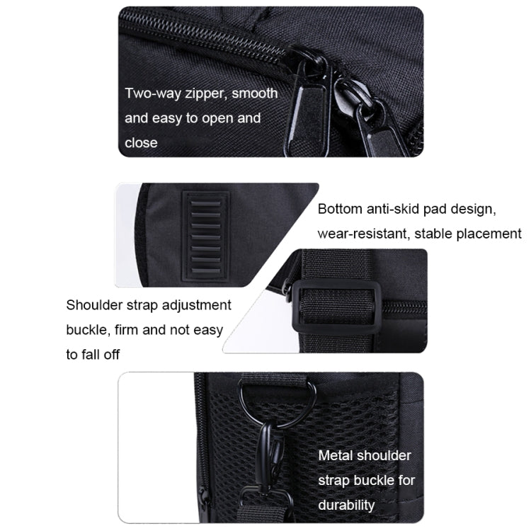JRC MR70 SLR Single-shoulder Messenger Bag, Size: S(Black)