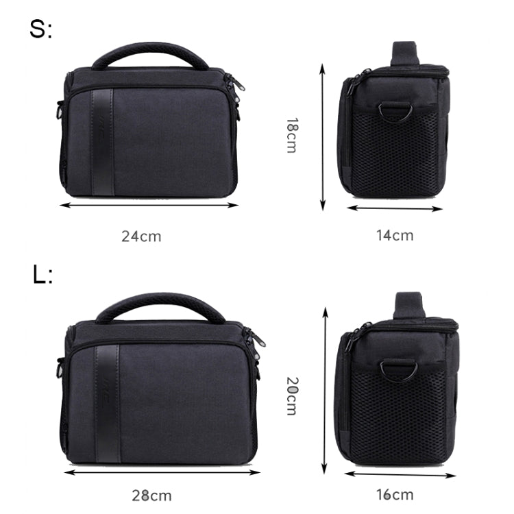 JRC MR70 SLR Single-shoulder Messenger Bag, Size: L(Black)