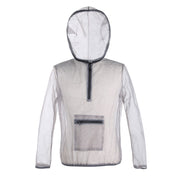 Jungle Expedition Breathable Insect-proof Jacket With Hood Anti-bite Mesh Gauze Cloth, Size: L