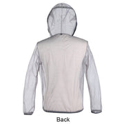 Jungle Expedition Breathable Insect-proof Jacket With Hood Anti-bite Mesh Gauze Cloth, Size: L